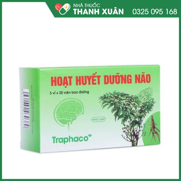 Hoạt huyết dưỡng não cải thiện trí nhớ